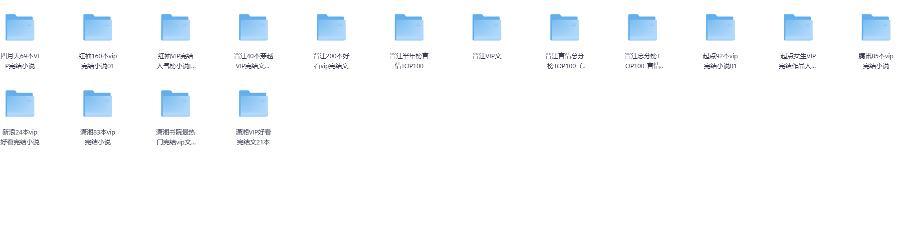 《各大网站VIP完结小说前100名》